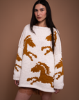 Cotton Wild Horses Pullover