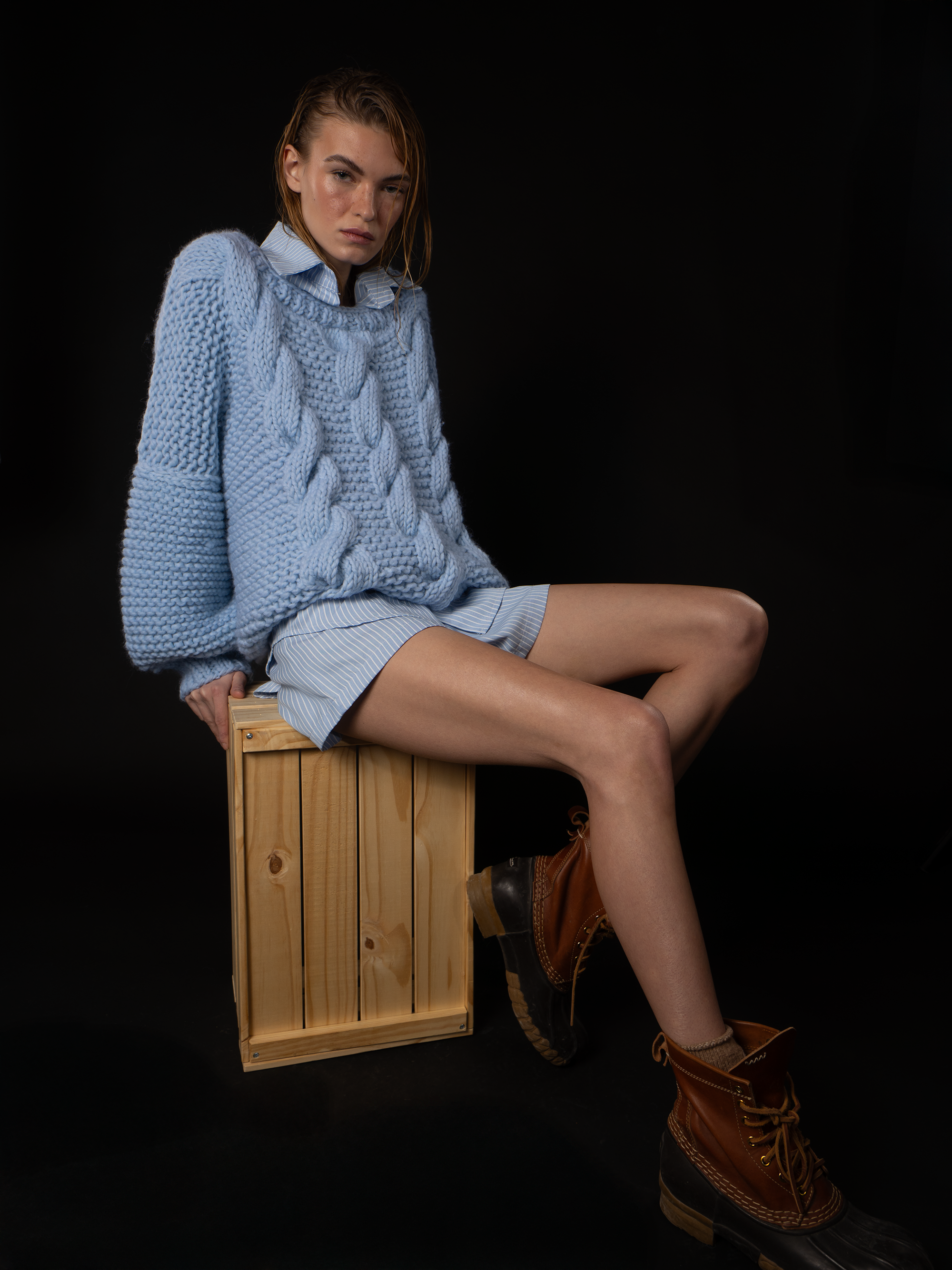 Slouchy Cable Knit Pullover – GOGO Sweaters