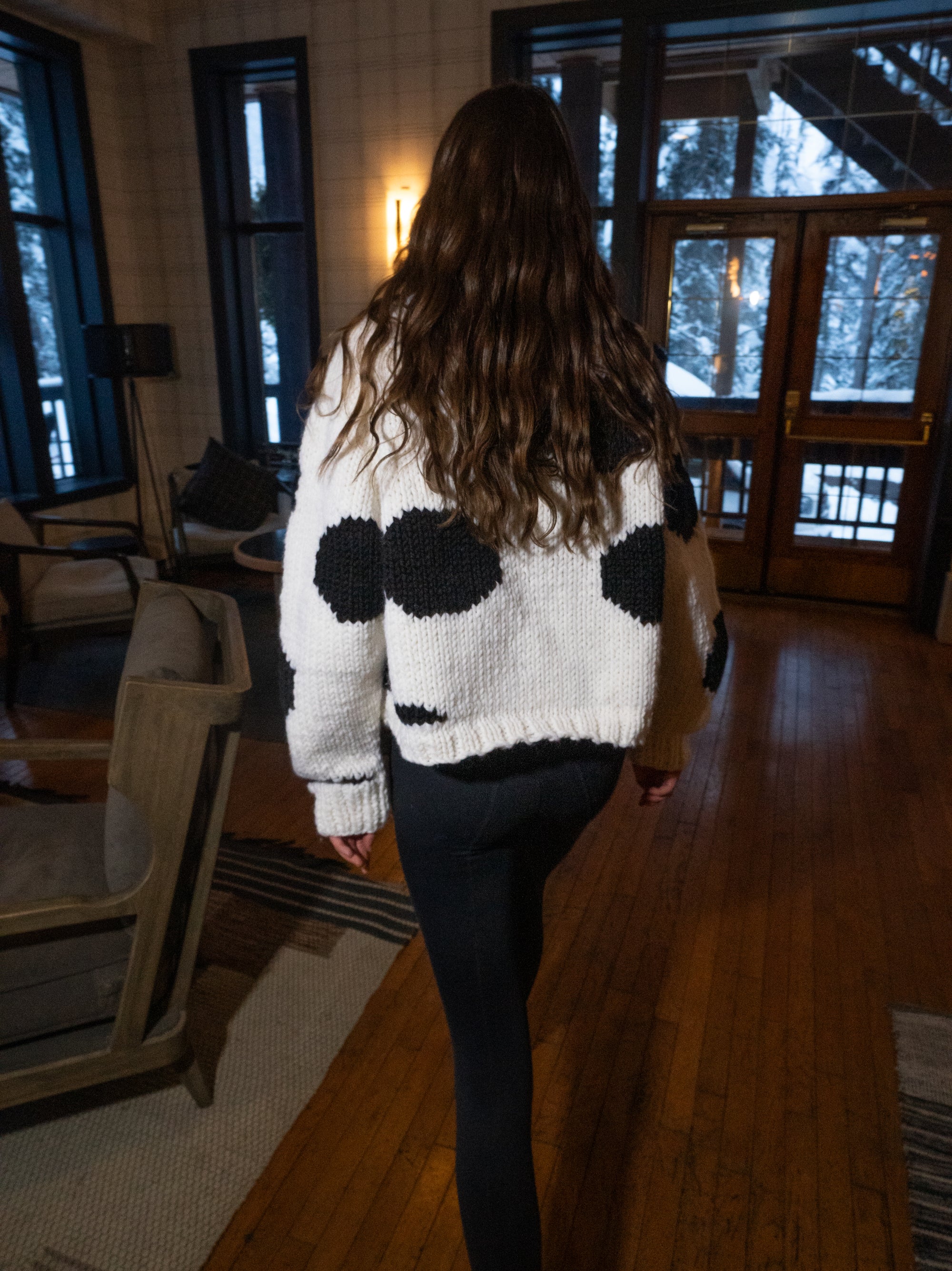 Polka Dot Swing Pullover