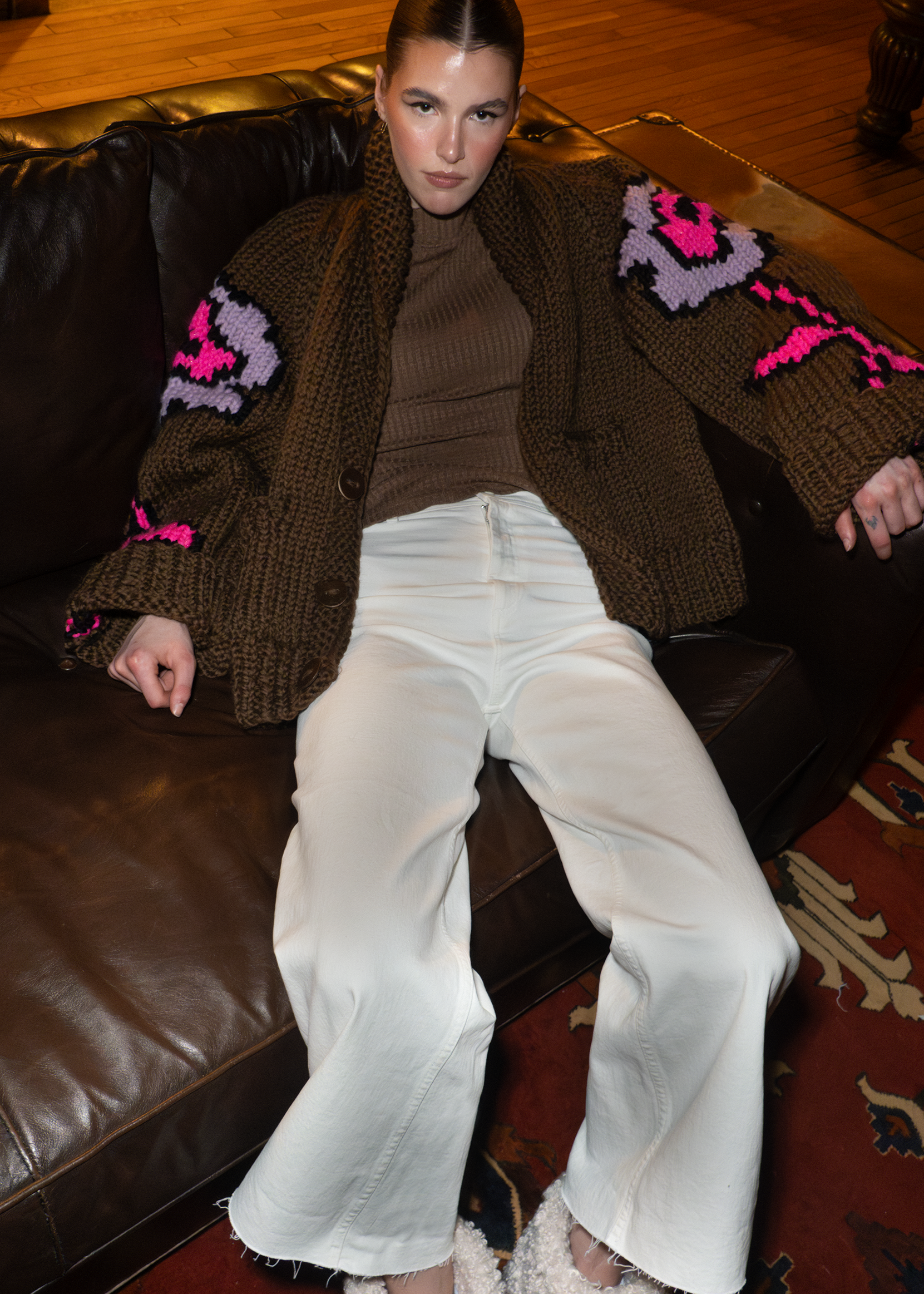 Flower Jacket – GOGO Sweaters