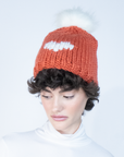 HEART Toque with removable POM