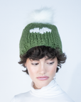 HEART Toque with removable POM