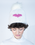 HEART Toque with removable POM
