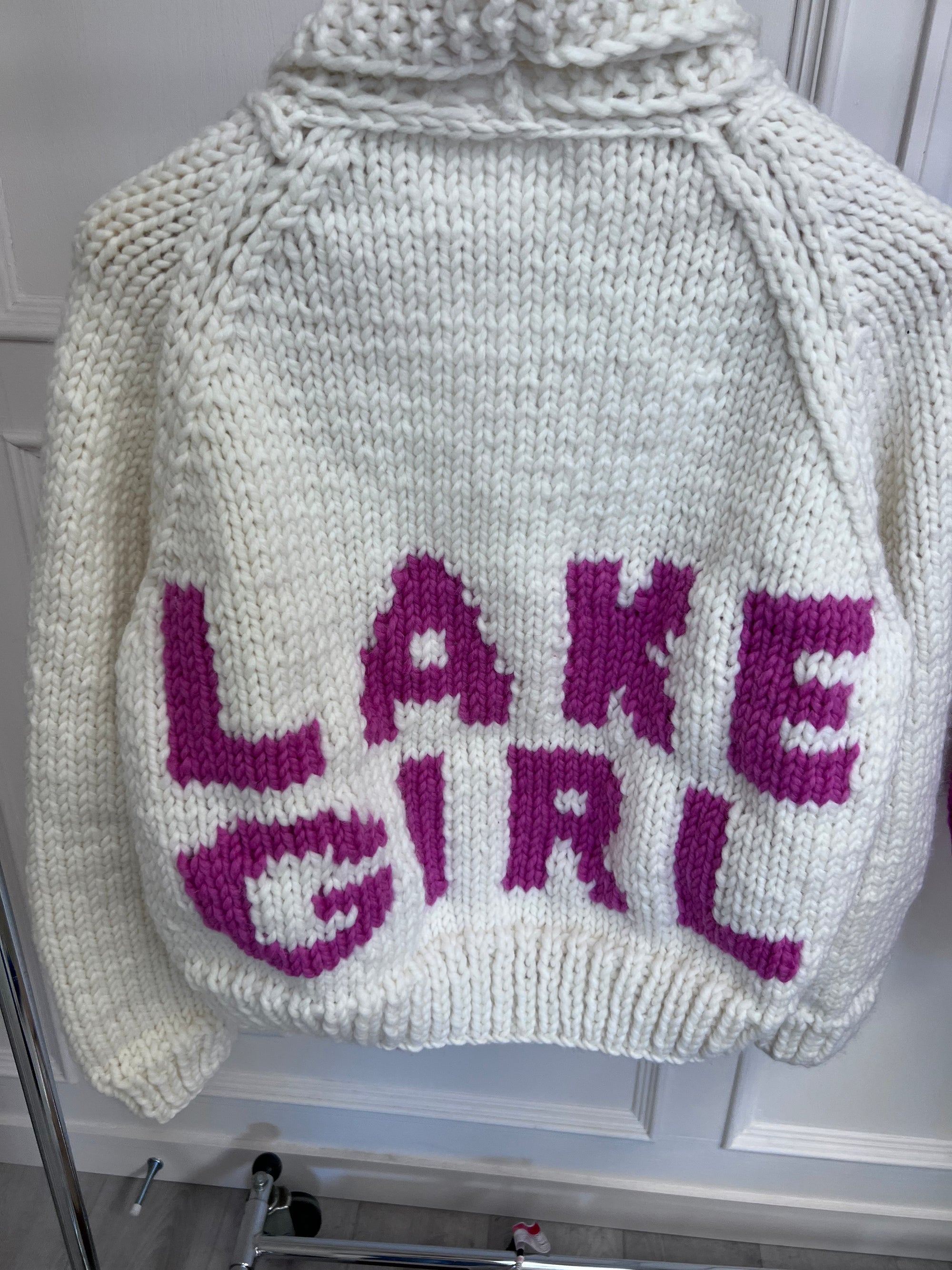 Raspberry Lake Girl Cardi