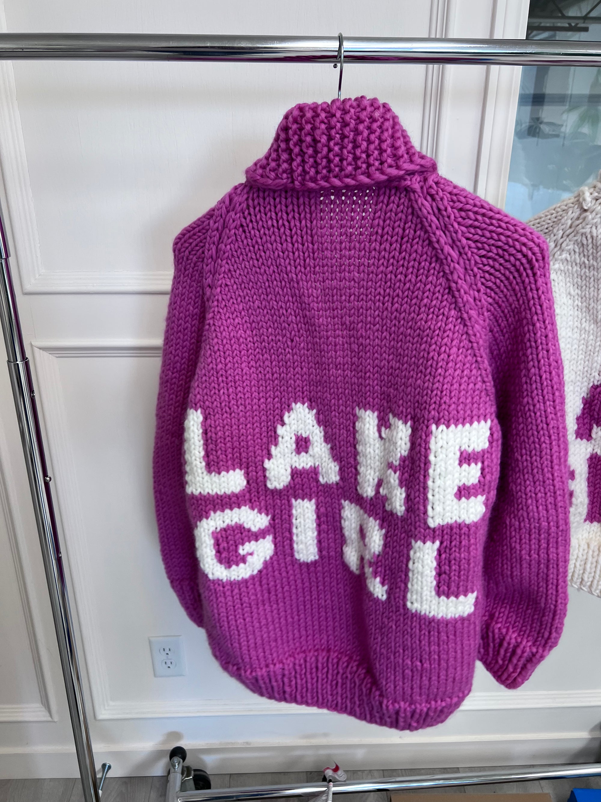 Raspberry Lake Girl Cardi