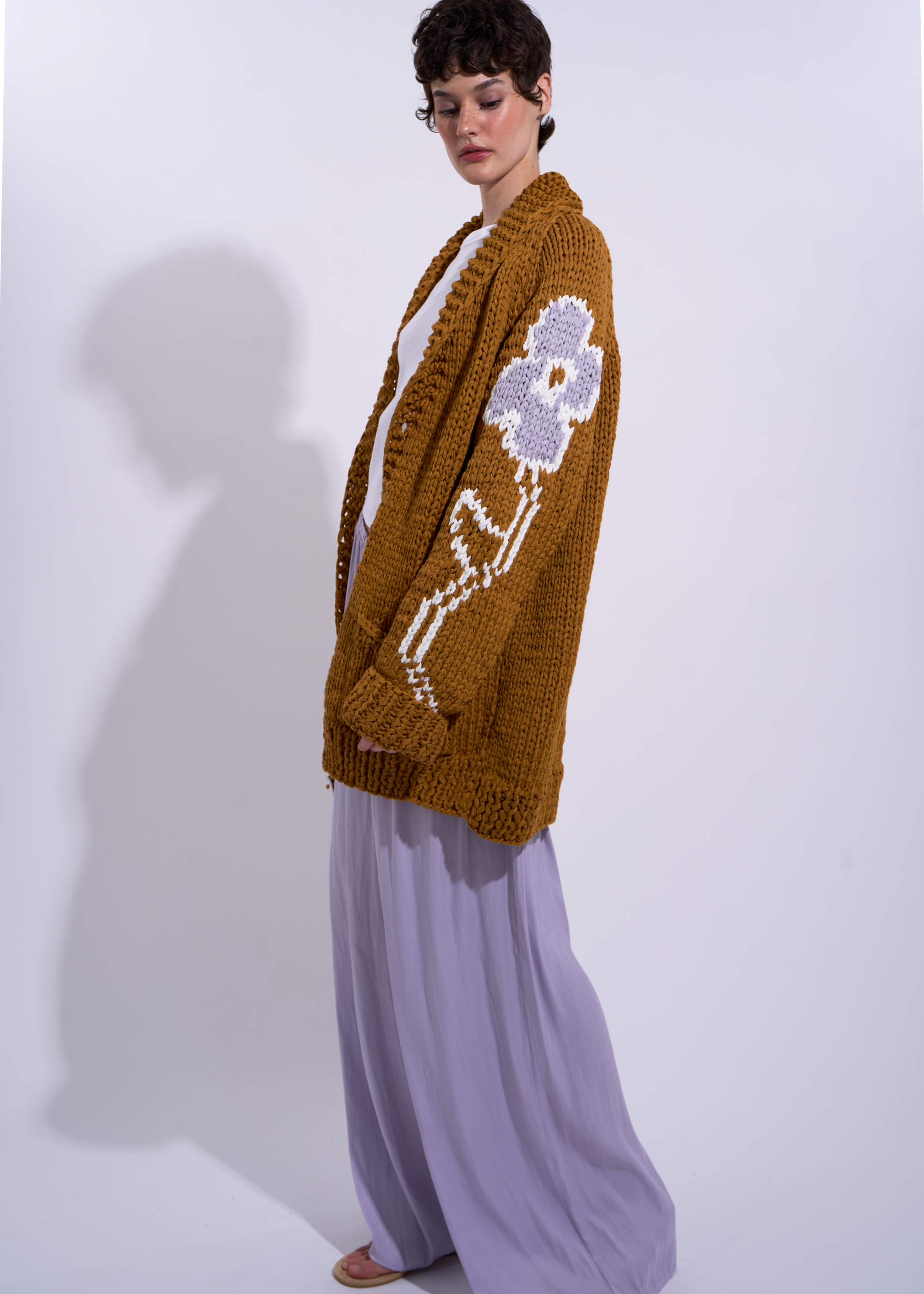Cotton Flower Cardi – GOGO Sweaters