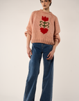 Swiss Flower Pullover