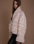 Cropped Slub Jacket