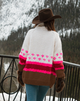 Long Nordic Stripe Cardi