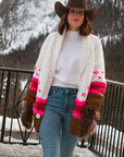 Long Nordic Stripe Cardi