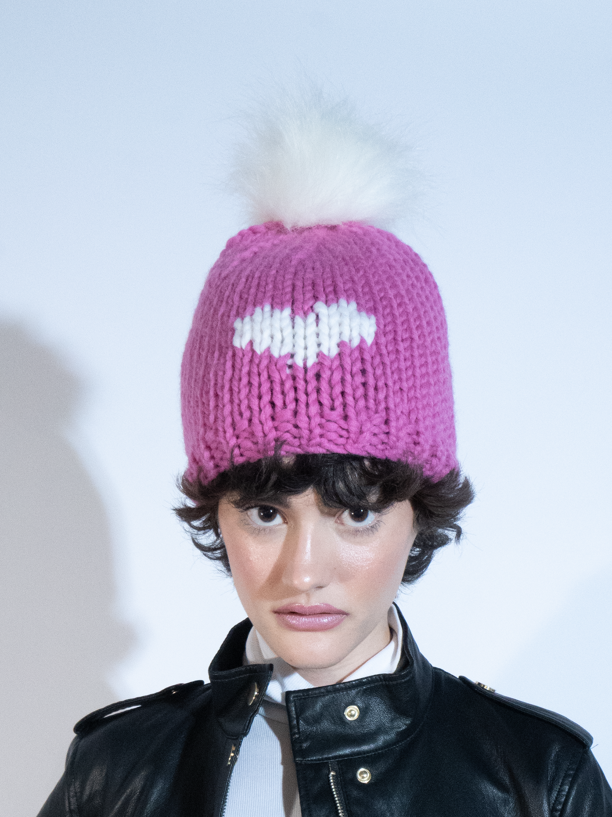 HEART Toque with removable POM – GOGO Sweaters