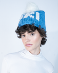 SKI Toque with Removable POM