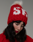 SKI Toque with Removable POM