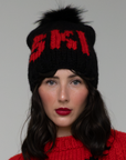 SKI Toque with Removable POM