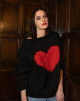 Slouchy Heart Pullover