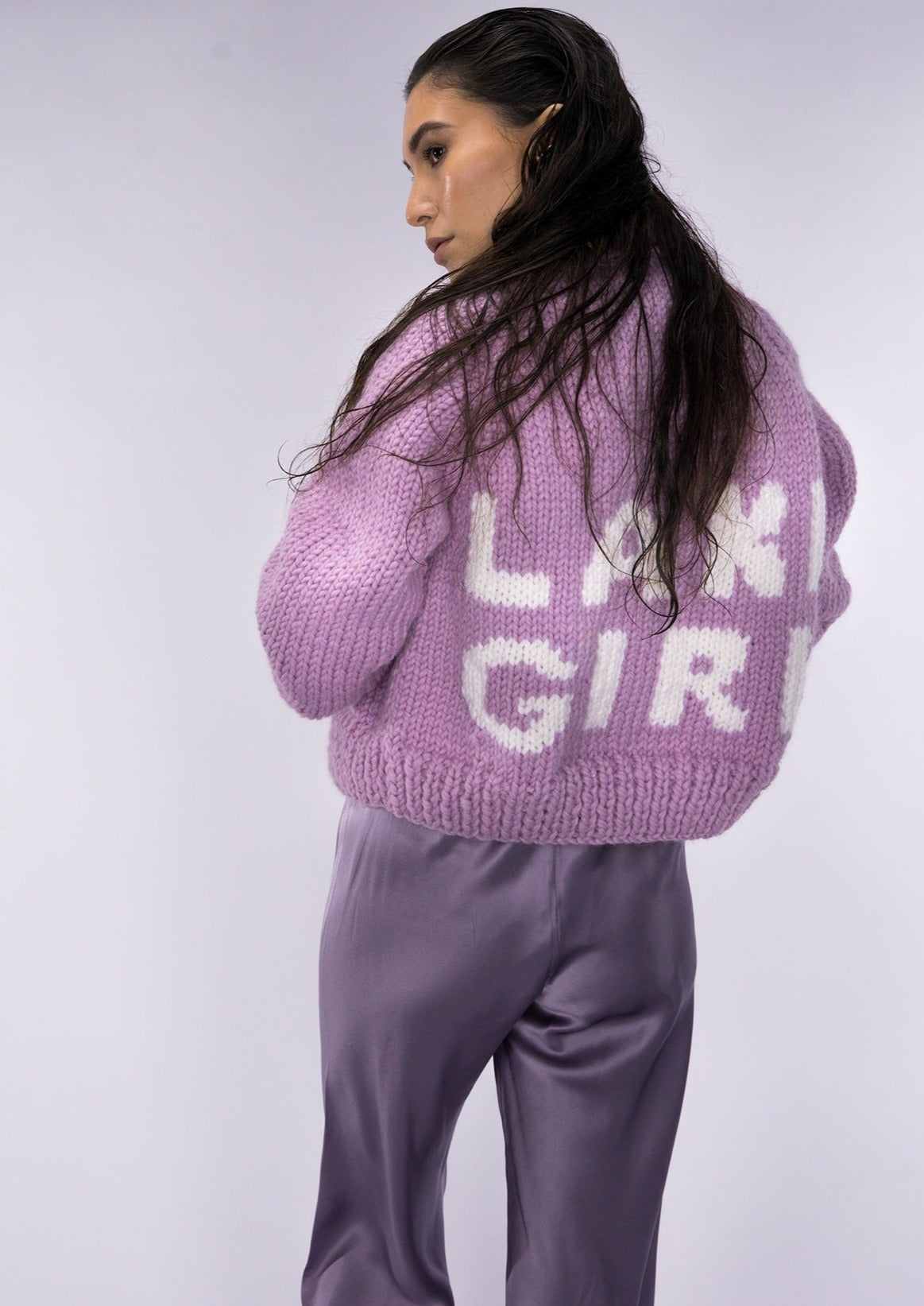 Raspberry Lake Girl Cardi