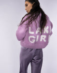 Raspberry Lake Girl Cardi