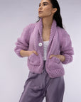 Raspberry Lake Girl Cardi