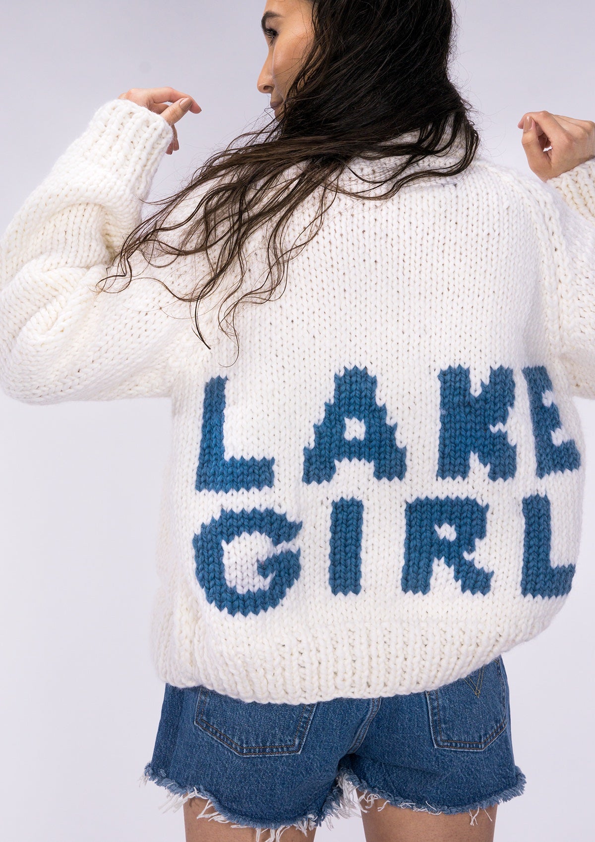 Raspberry Lake Girl Cardi