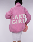 Raspberry Lake Girl Cardi