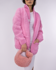 Raspberry Lake Girl Cardi
