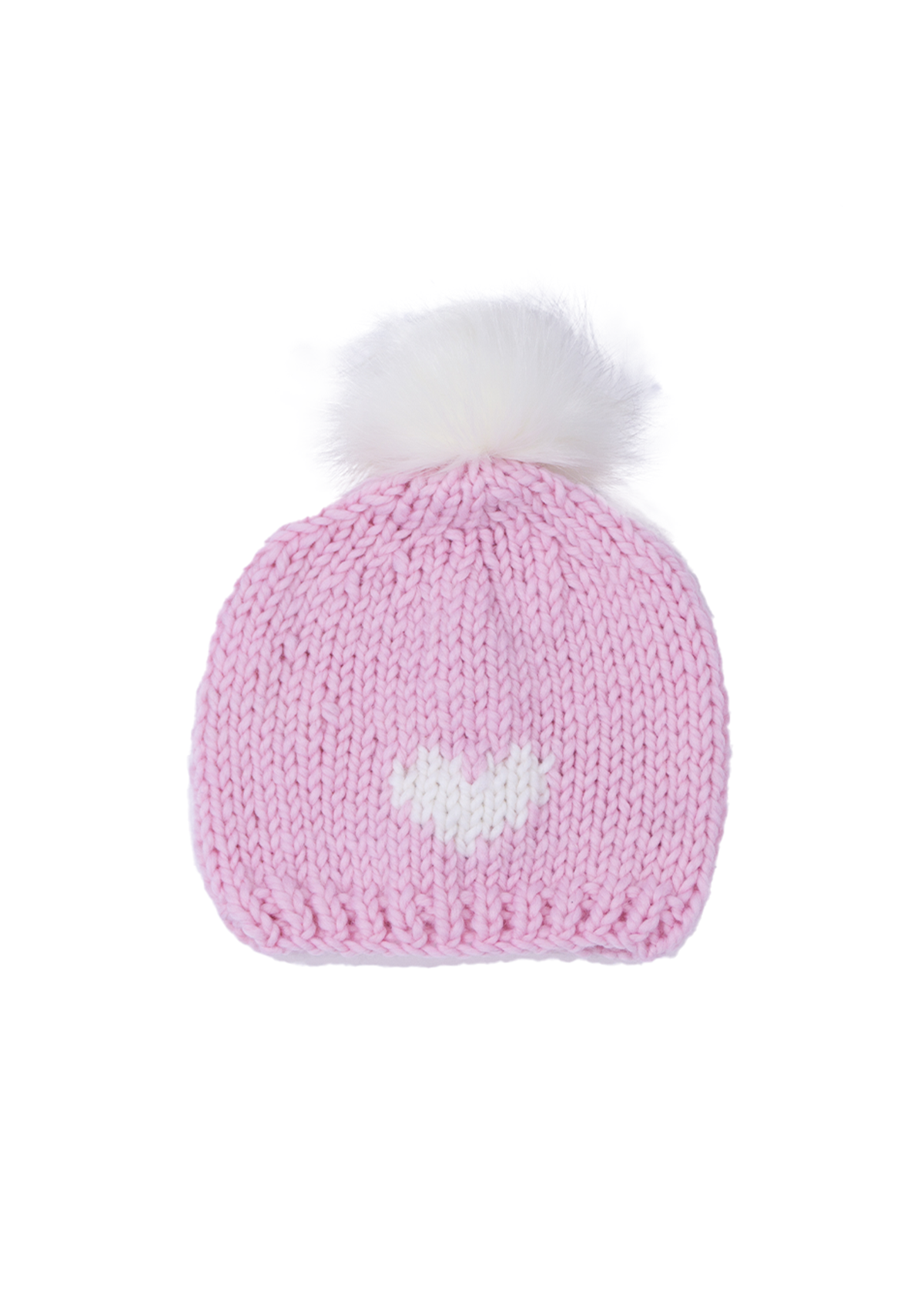 HEART Toque with removable POM - GOGO FAST – GOGO Sweaters display picture 1