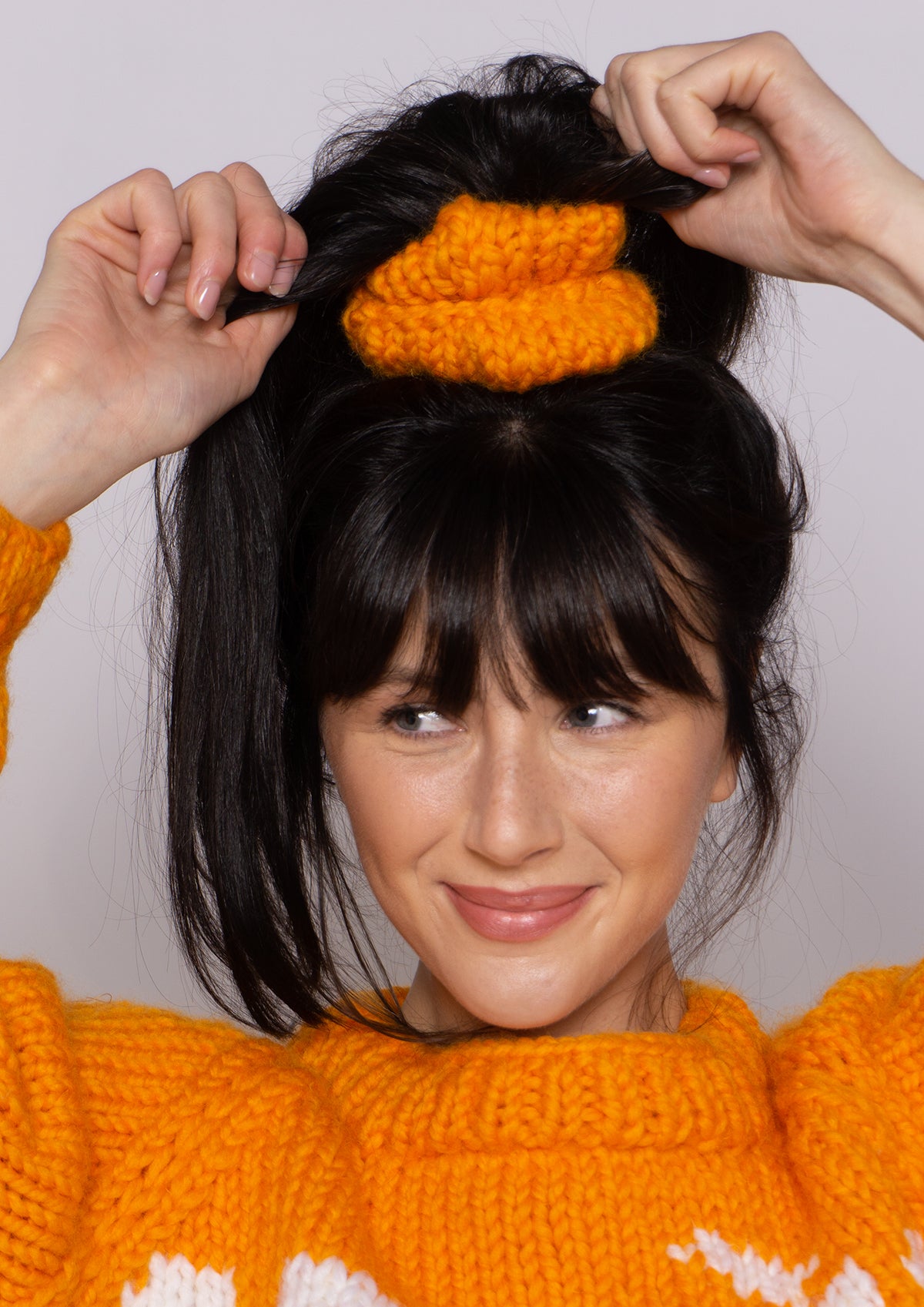 Knit Scrunchie