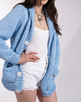 Jersey Surf Cardi