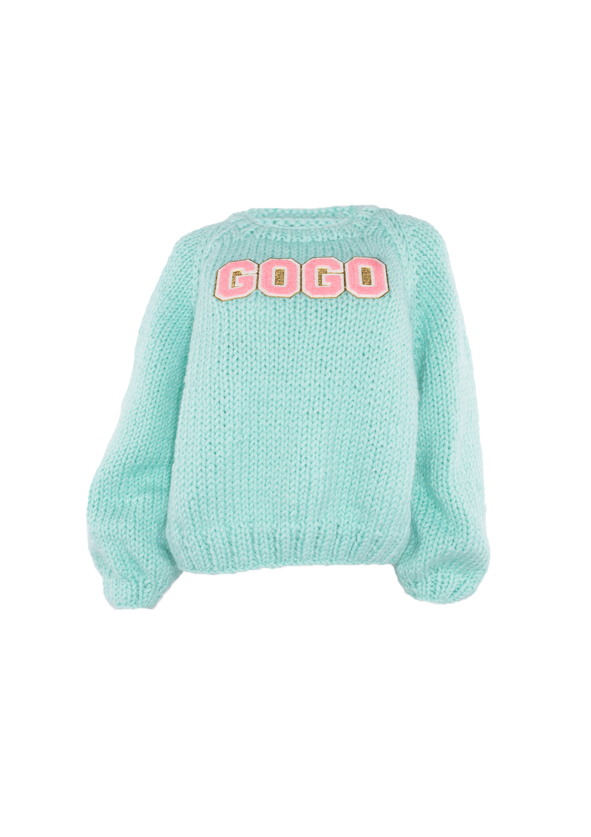 Sparkly Logo Pullover GOGO Sweaters