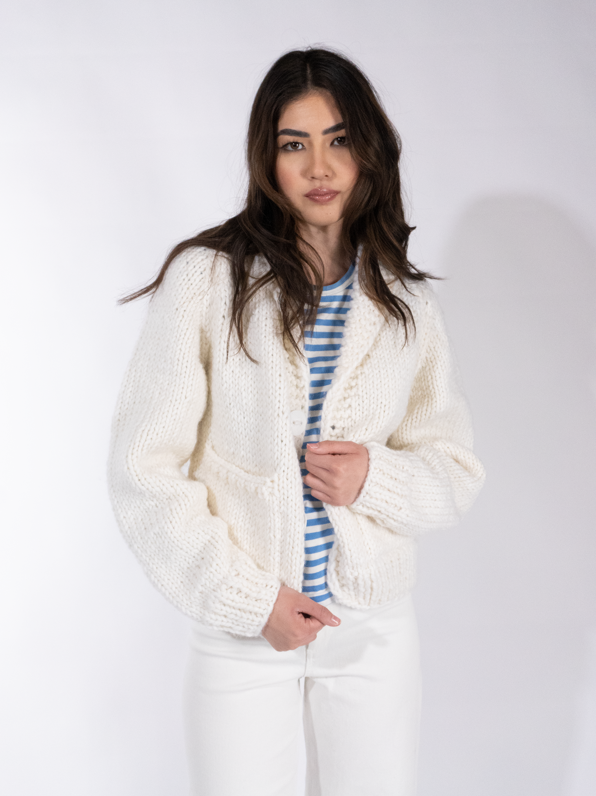 Raspberry Lake Girl Cardi