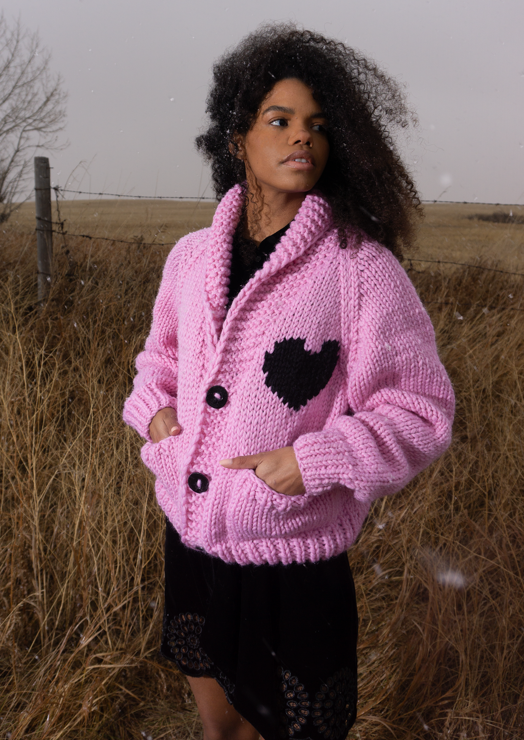 Pink 2025 bubble cardigan
