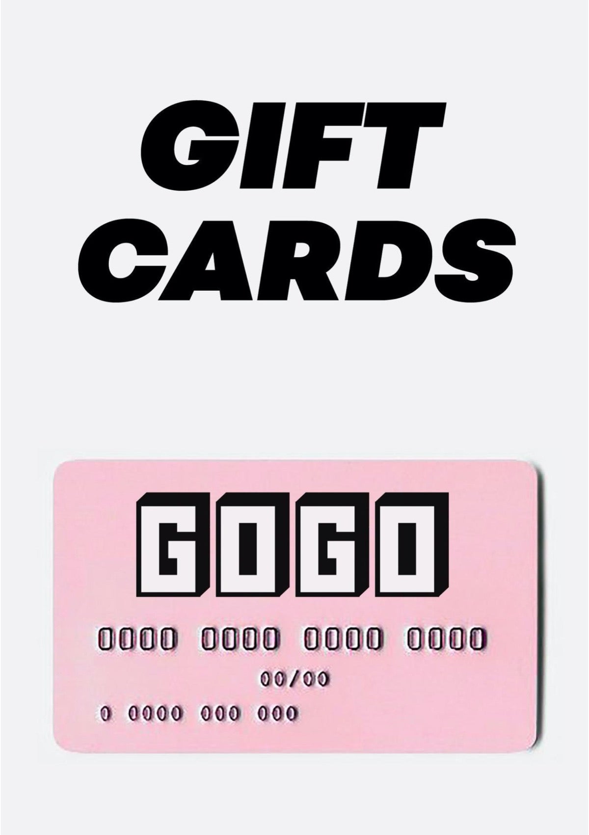 Gift Cards-Sweaters-GOGO Sweaters-GOGO Sweaters