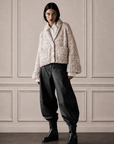 Cropped Slub Jacket