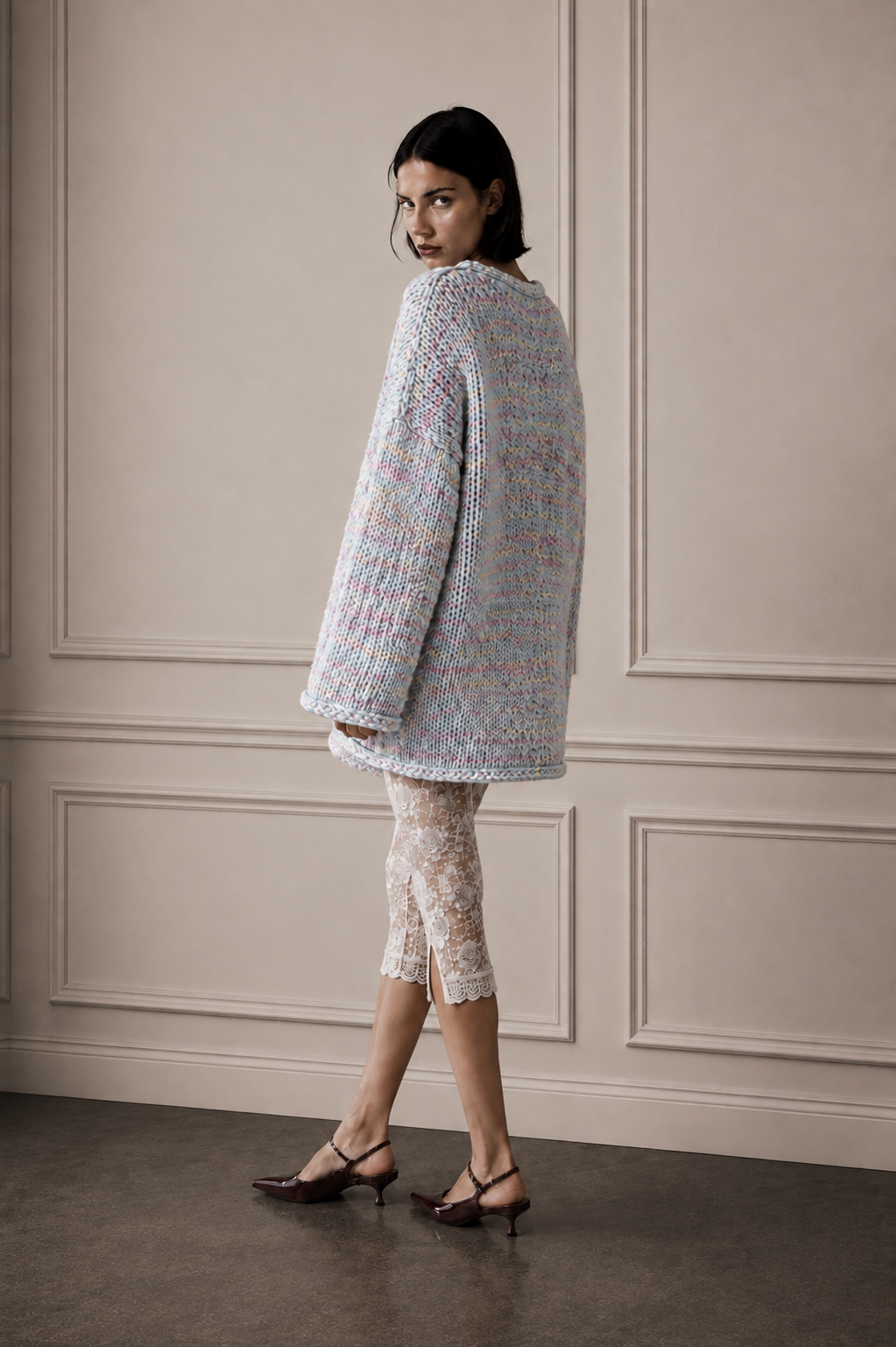 Oversized Slub Pullover