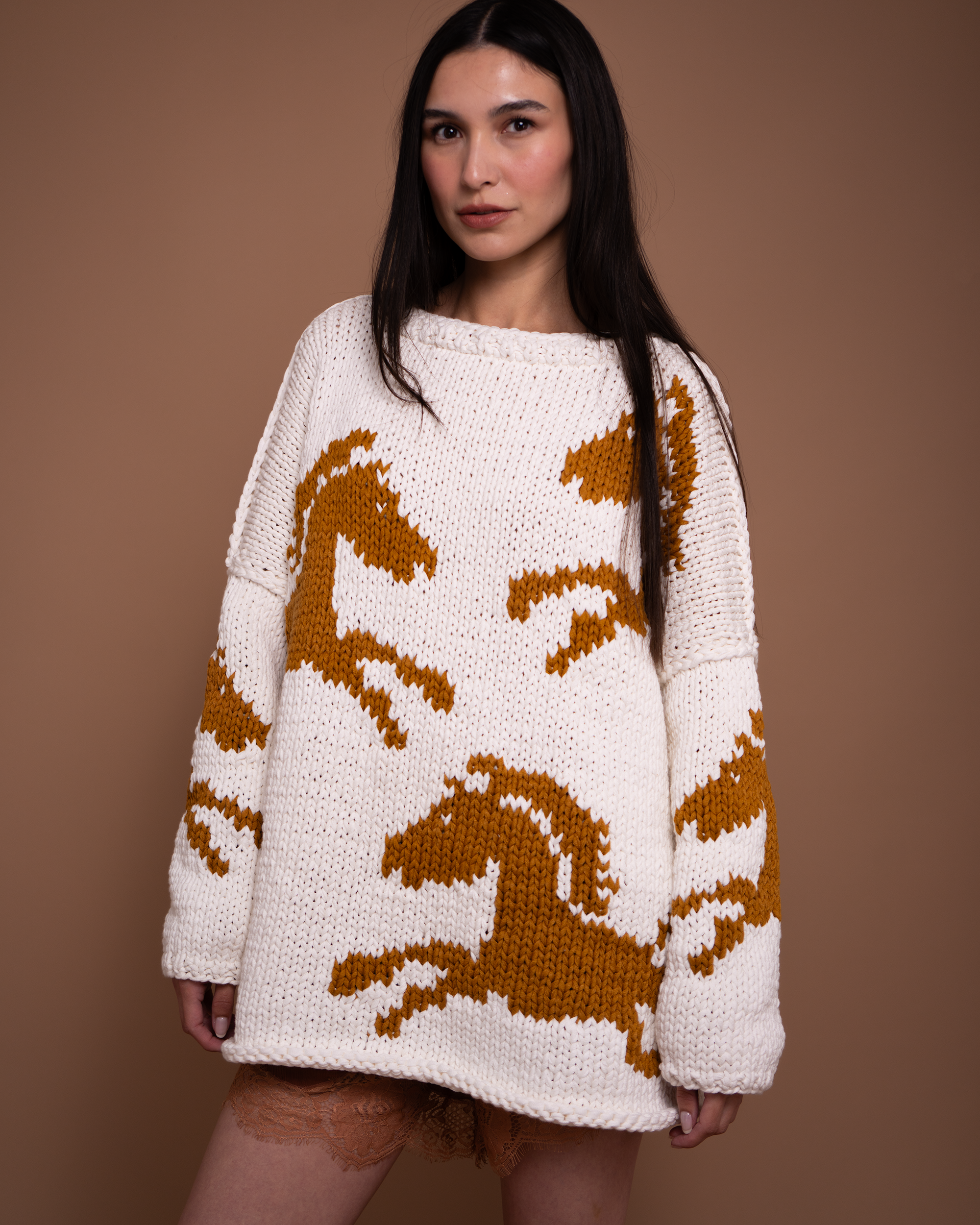 Cotton Wild Horses Pullover