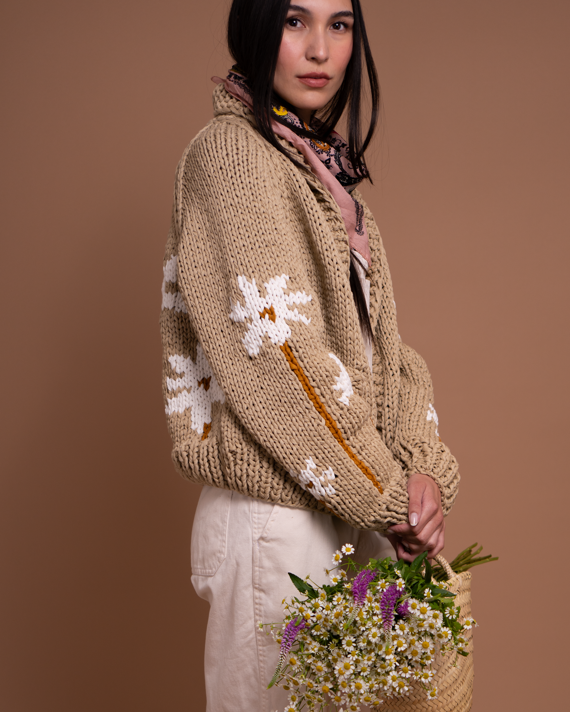 Cotton Wild Daisies Cardi