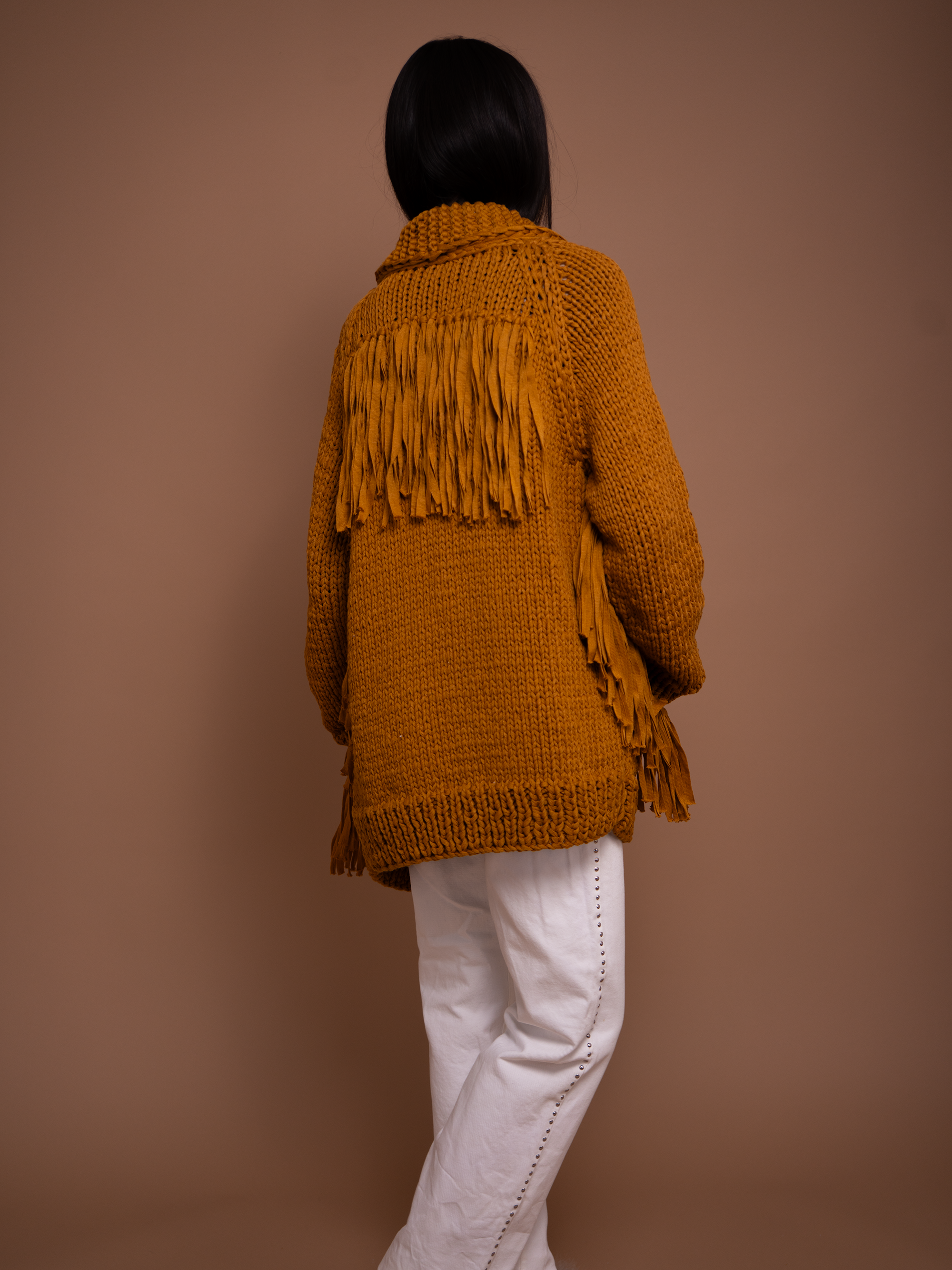 Cotton Fringe Cardi