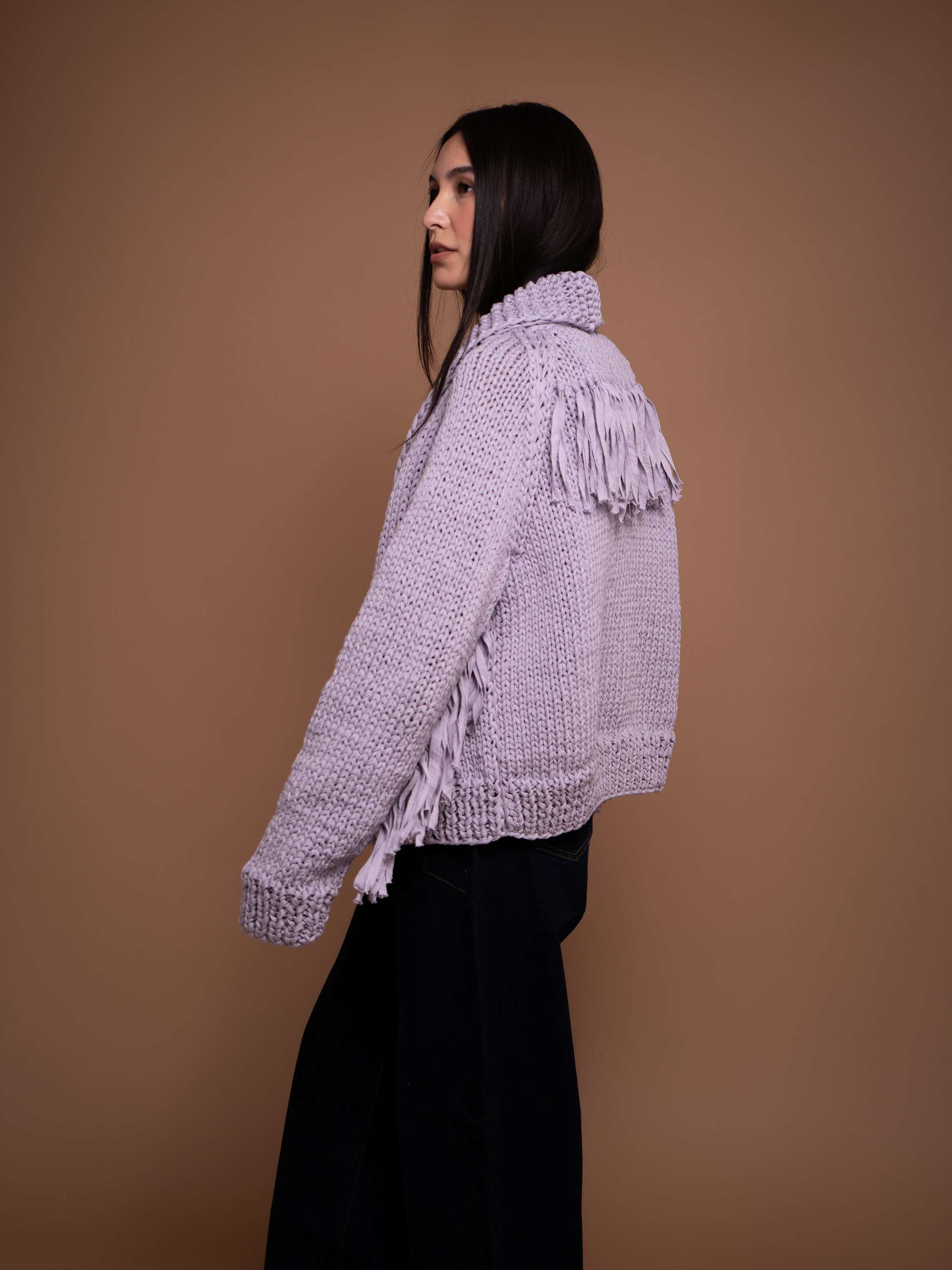 Cotton Fringe Cardi
