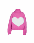 Raspberry Heart Cardi