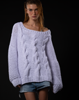 Cotton Cable Knit Pullover