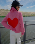 Chunky Cotton Heart Cardi