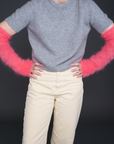 Mohair Arm Cuffs