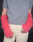 Mohair Arm Cuffs