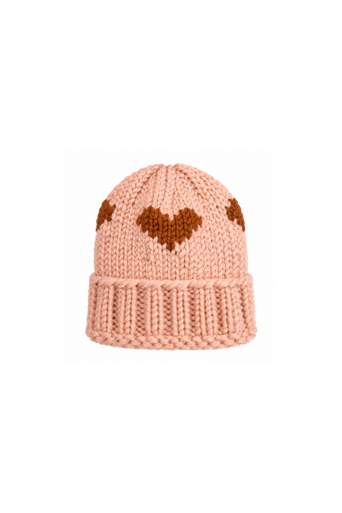 Hearts Ribbed Toque