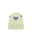 Hearts Ribbed Toque