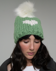 HEART Toque with removable POM