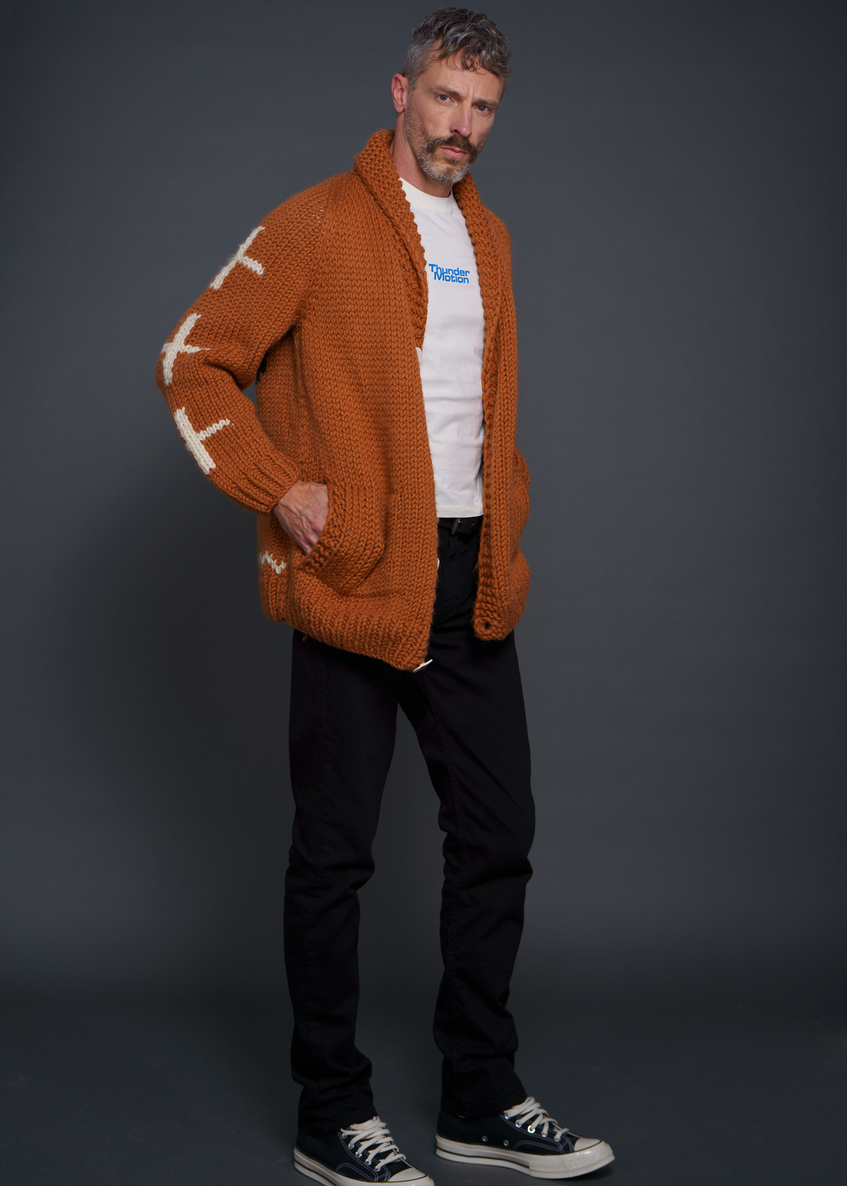 Men's Buffalo Skull Cardi