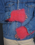 Mohair Arm Cuffs