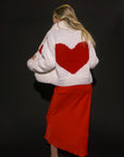 Raspberry Heart Cardi