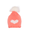 HEART Toque with Removable POM